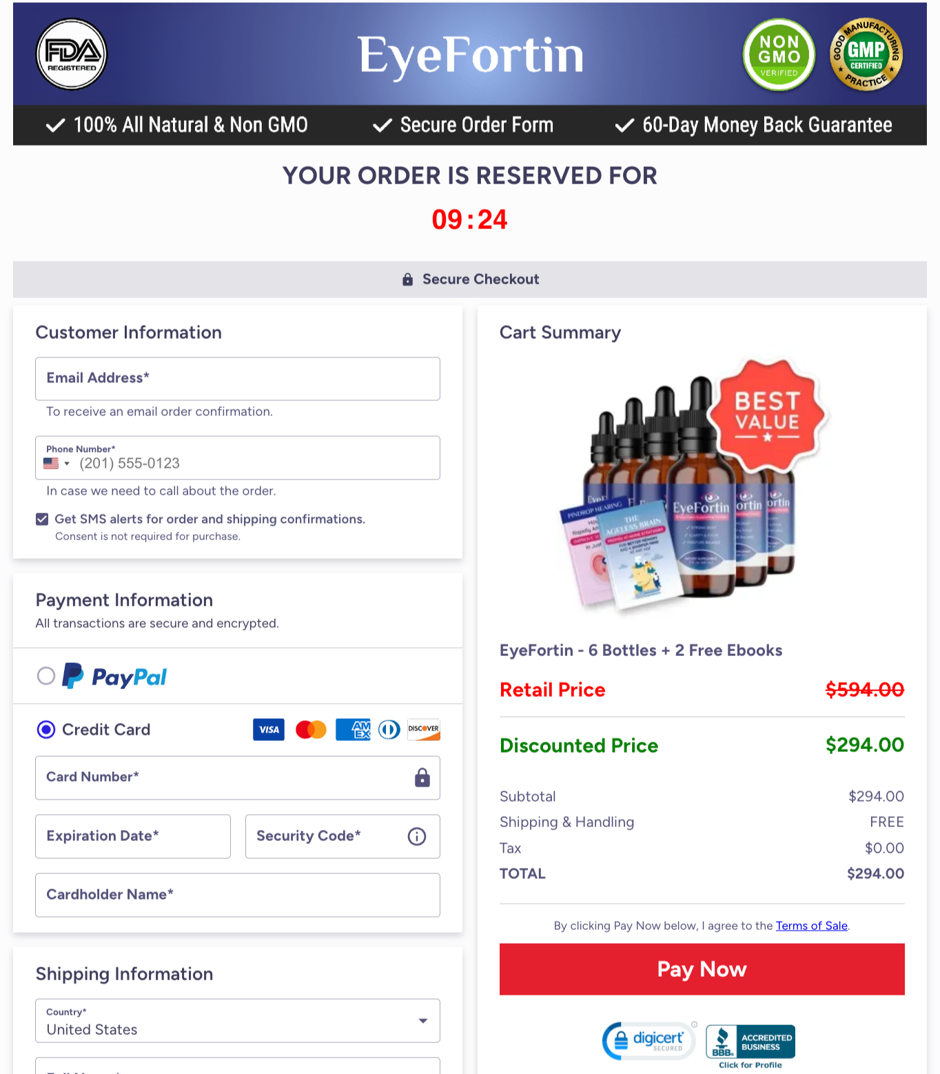 eye-fortin-pricing-table